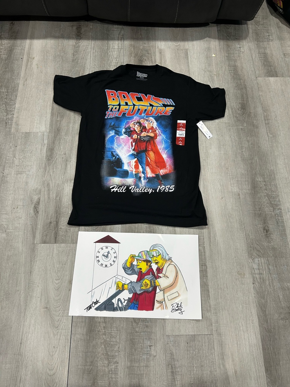 Back to the future LOT!  T shirt & glossy poster!